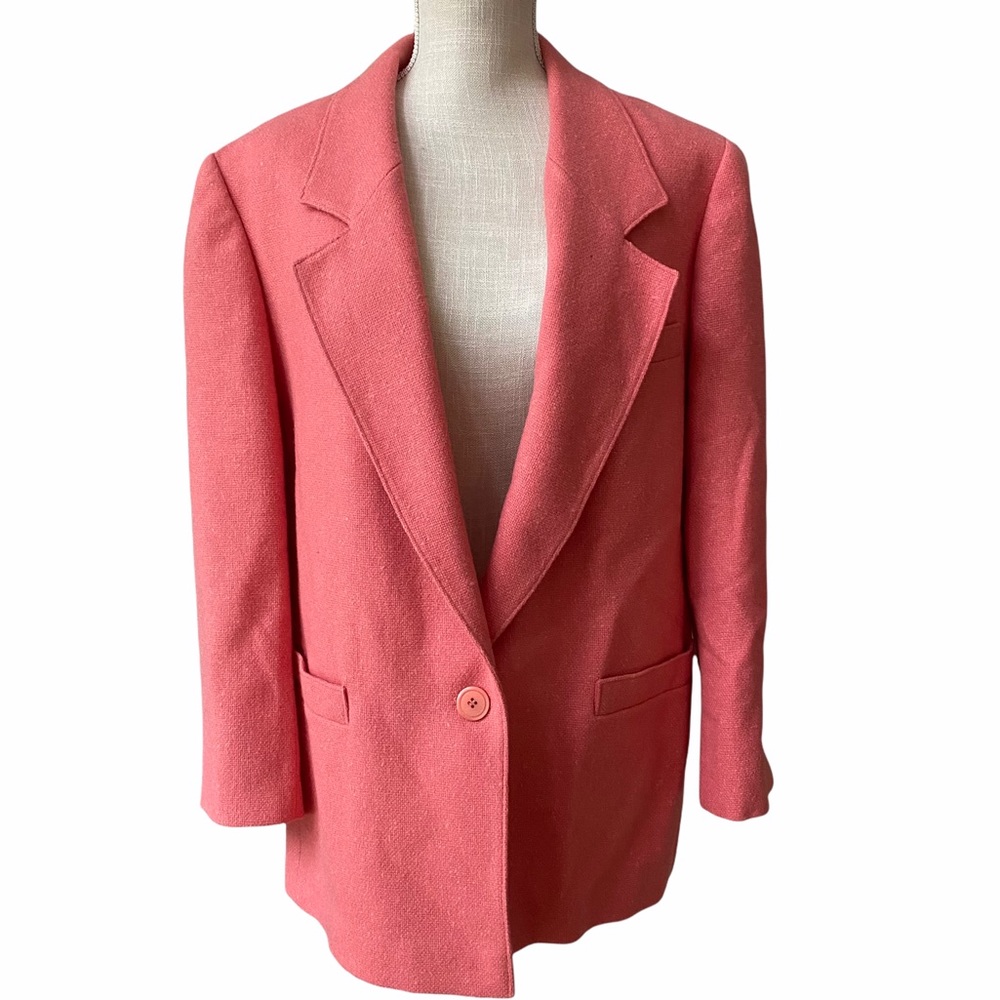 Pendleton vintage coral blazer 20W